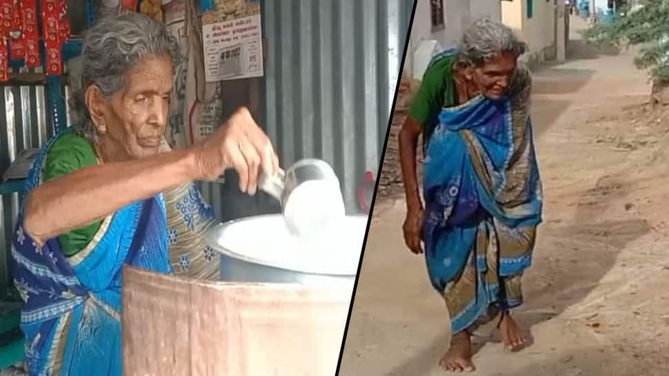5 ரூபாய்க்கு டீ விற்பனை செய்யும் 80 வயது மூதாட்டி -Viral News