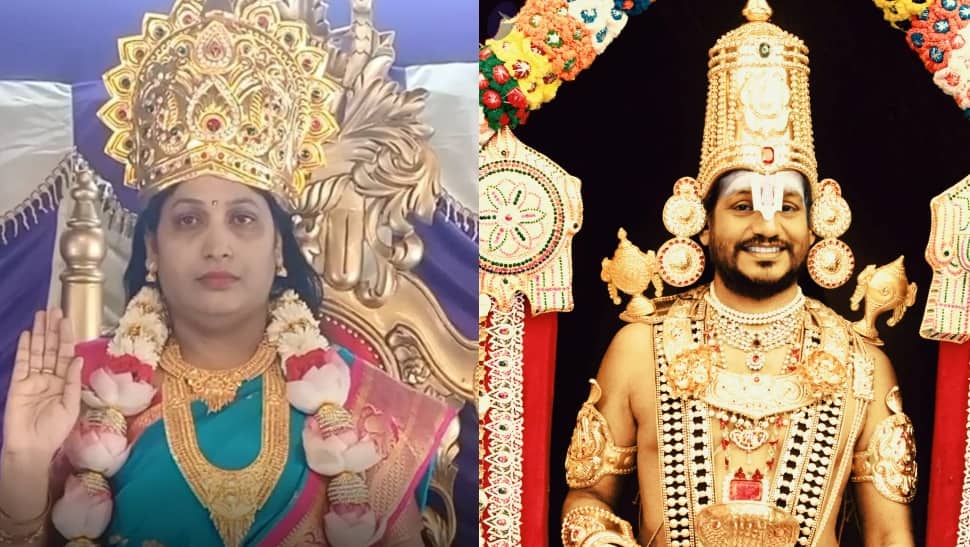 நித்தியின் வழியில் அன்னபூரணி அம்மா! அம்மன் வேடத்தில் அசத்தல்!