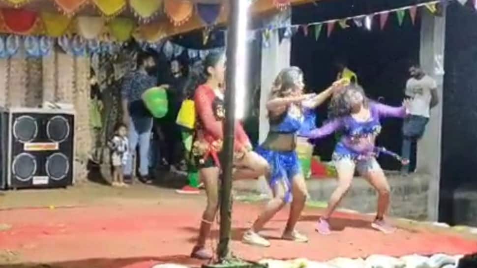 கிருஷ்ண ஜெயந்தி விழாவில் அரைகுறை ஆடையுடன் நடந்த ஆடல் பாடல் நிகழ்ச்சி