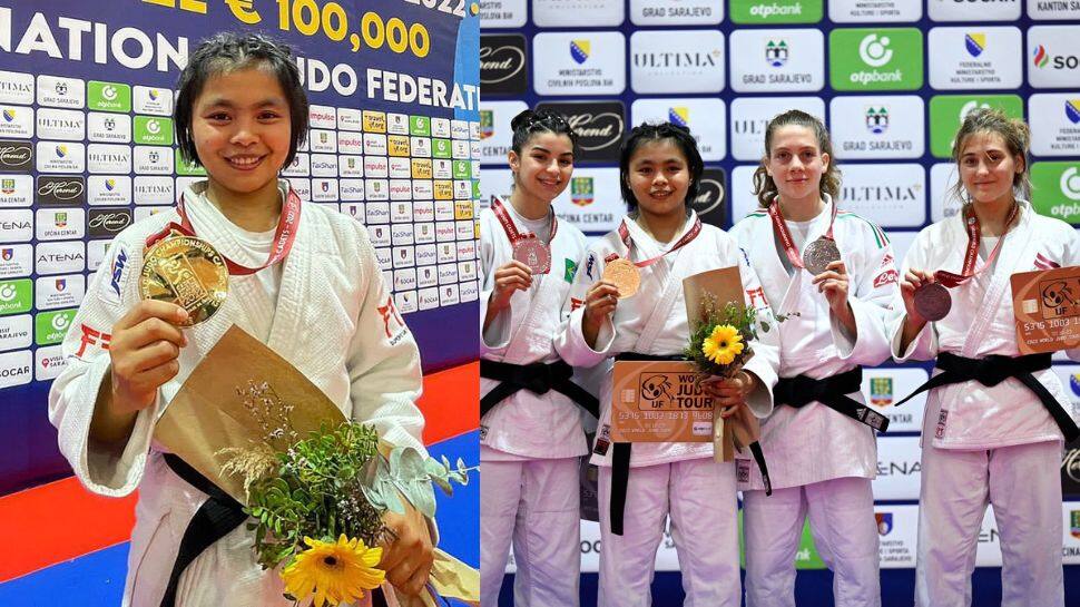 ஜூடோவில் தங்கம் வென்ற முதல் இந்திய சிறுமி லிந்தோய் சனம்பம்