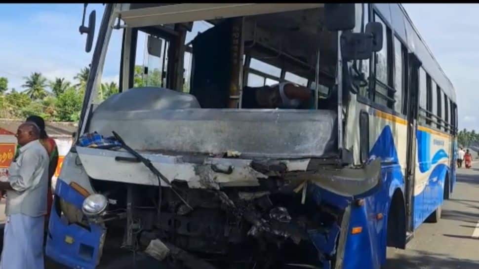 அரசு பேருந்தும் காரும் நேருக்கு நேர் மோதல்: குழந்தை உட்பட மூவர் பலி - 6 பேர் படுகாயம்