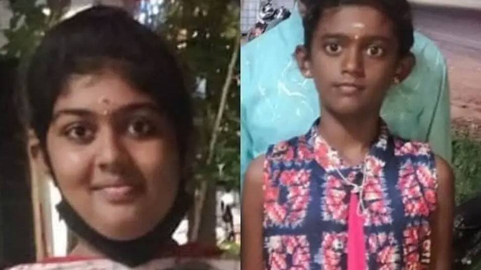 தந்தையுடன் இருசக்கர வாகனத்தில் சென்ற மாணவிகள் உயிரிழப்பு