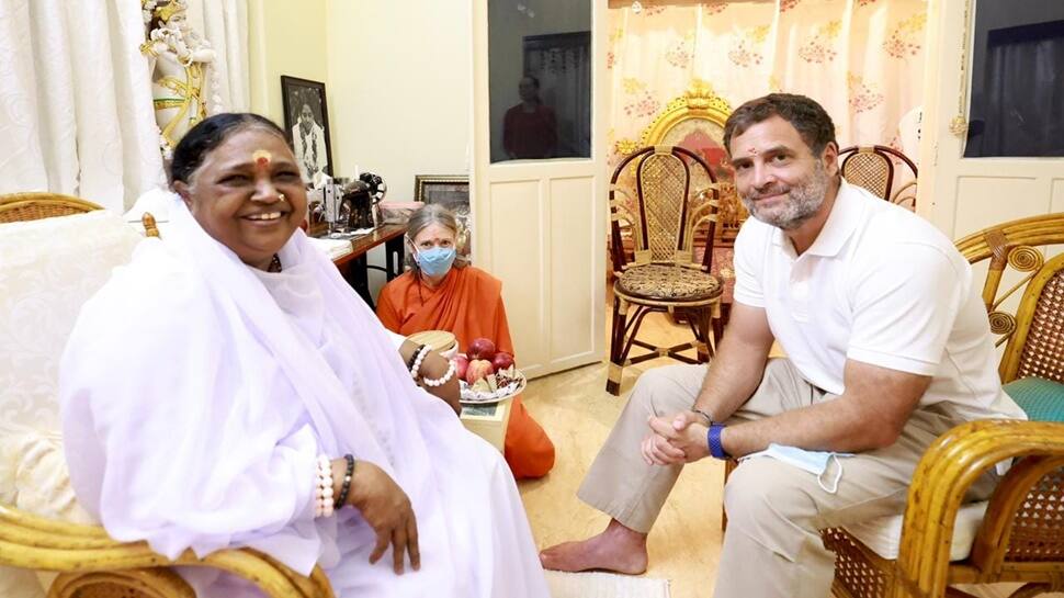 ஜார்ஜ் பொன்னையாவை அடுத்து இந்து சாமியரை சந்தித்த ராகுல்!