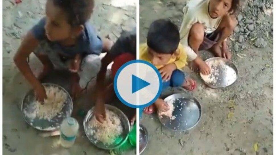 மழலை மாணவர்களுக்கு அயோத்தியில் நடக்கும் கொடுமை! சாதமும் உப்பும் மட்டுமே உணவு!