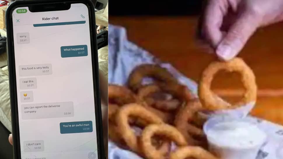 Food delivery guy ate the customer food and texted for apology The food was super I ate it