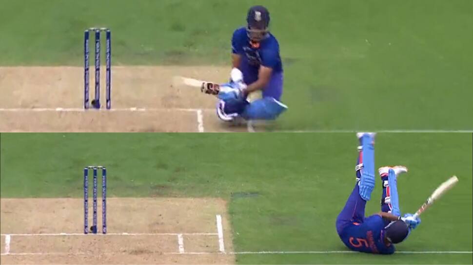 பிட்சை விட்டு வெளிய வந்த ஷாட் ஆடிய வாஷிங்டன்... அடுத்து என்ன நடந்தது தெரியுமா?