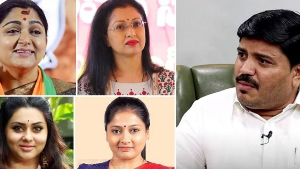 நடிகைகளிடம் பகிரங்க மன்னிப்பு கேளுங்கள் - திமுக பேச்சாளருக்கு நீதிமன்றம் உத்தரவு