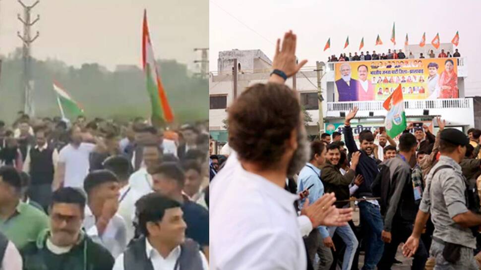 Video : மோடிக்கு Flying Kiss கொடுத்த ராகுல்...? யாத்திரையில் அதகளம்