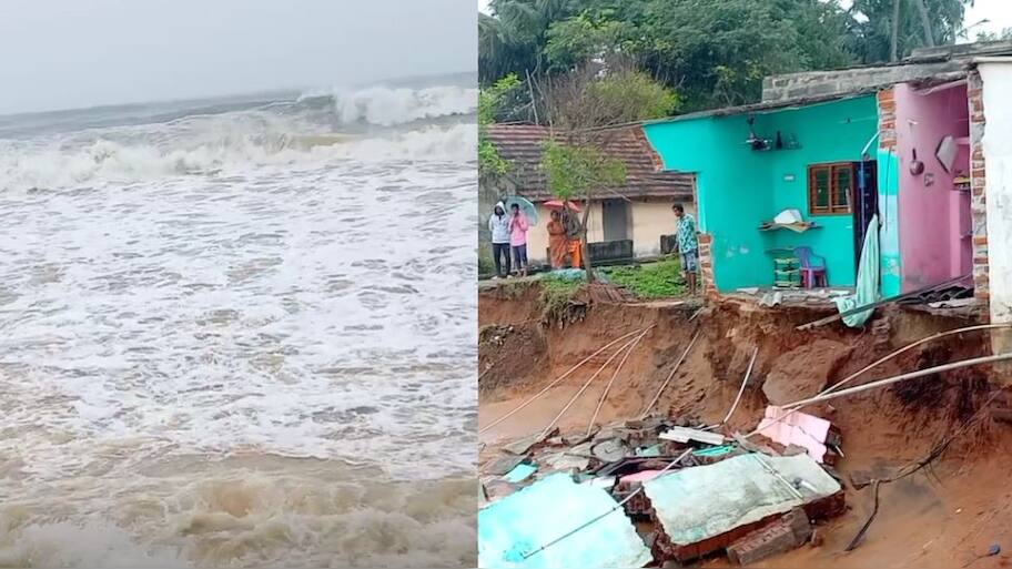 Cyclone Mandous Updates From Puducherry | Homes Destroyed: மாண்டஸ் ...