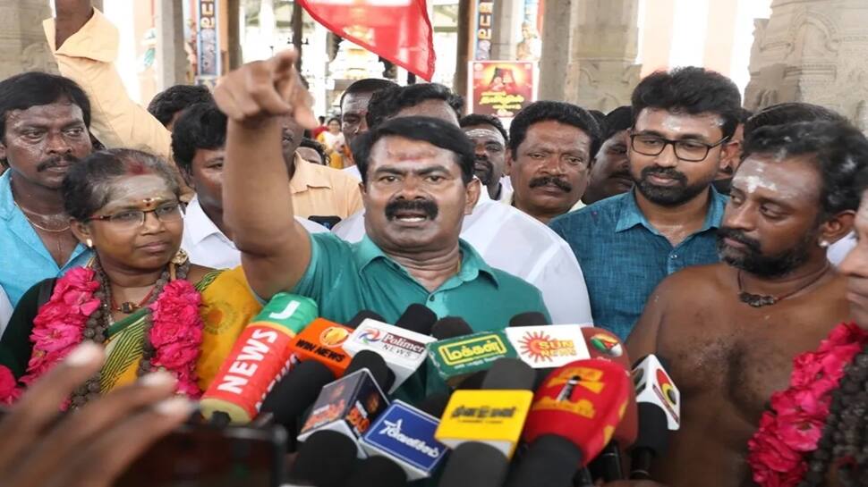 பழனி கோயில் குடமுழுக்கு... தமிழில் நடக்க வேண்டும் - சீமான் வலியுறுத்தல்