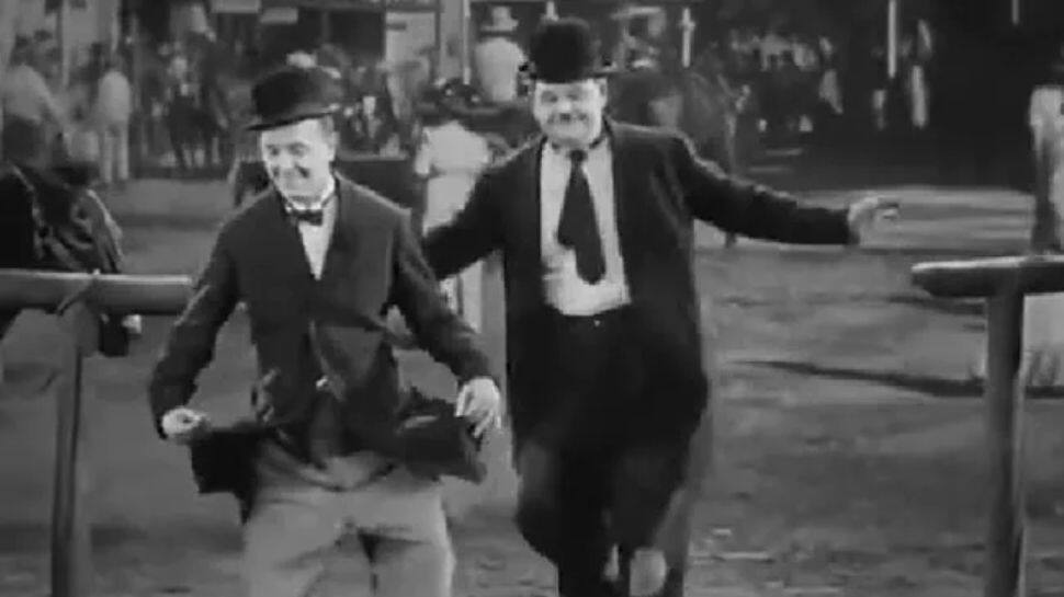 British-American comedy duo Laurel and Hardy dancing for RRR Nattu kuthu song |  Viral Video: Better than the original… This is Laurel & Hardy’s ‘Country Call’!