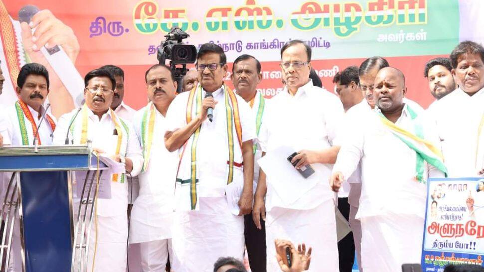 ஈரோடு இடைத்தேர்தலில் காங்கிரஸ் கட்சி மீண்டும் போட்டி - கே.எஸ்.அழகிரி தகவல்