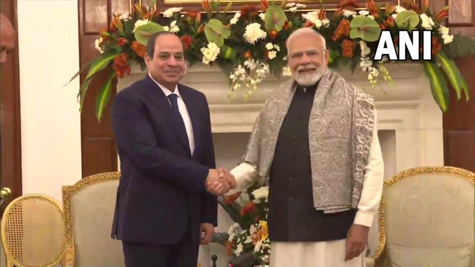 குடியரசு தின சிறப்பு விருந்தினராக வந்துள்ள எகிப்து அதிபர் அப்துல் ஃபதா எல் சிசி!