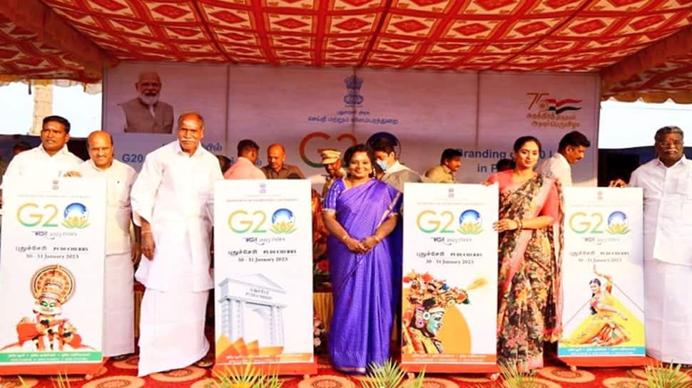 புதுச்சேரியில் நாளை மறுநாள் ஜி20 மாநாடு: பலத்த பாதுகாப்பு