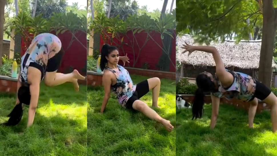 கீர்த்தி சுரேஷ் வெளியிட்ட வீடியோ... என்னென்ன செய்கிறார் பாருங்கள்!