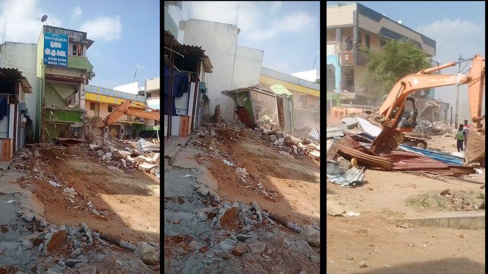 ஆக்கிரமிப்புகளை அகற்றும் போது நடந்த விபரீதம்! அதிர்ஷ்டவசமாக உயிர் தப்பிய நபர்!