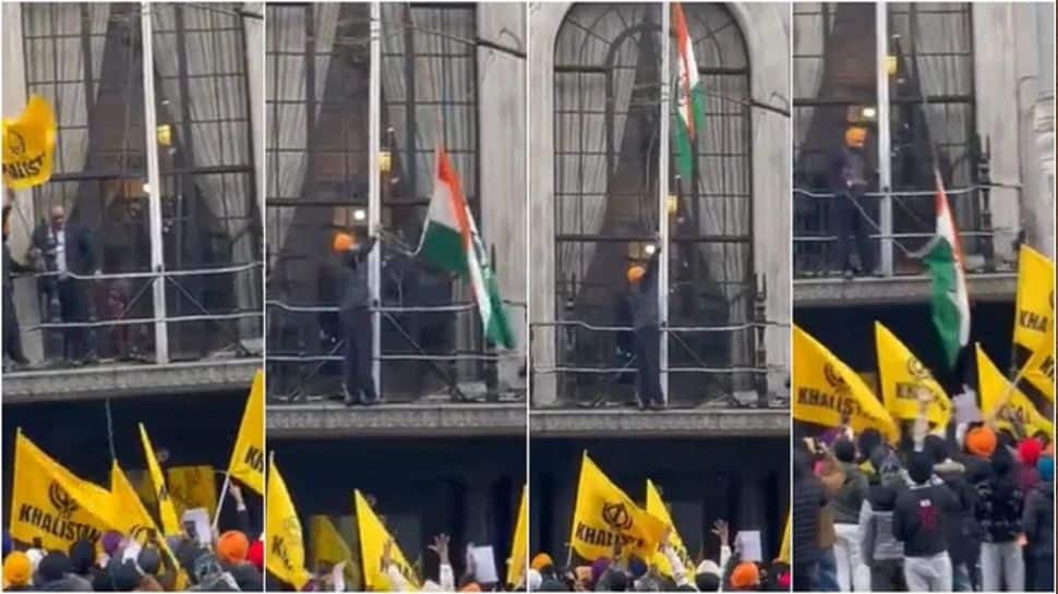 பிரிட்டனில் பதற்றம்! இந்திய கொடியை அகற்றிய காலிஸ்தான் ஆதரவாளர்கள்... இந்தியா கடும் கண்டனம்!