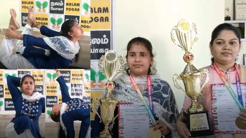 கோவை: சர்வதேச யோகா போட்டியில் தங்கப்பதக்கங்கள் வென்று சாதித்த இல்லத்தரசிகள்..!