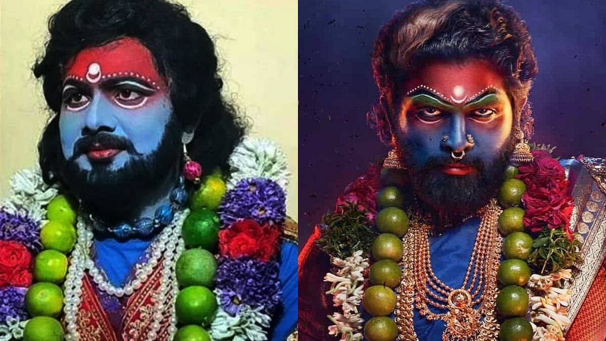 புஷ்பா பட கெட்டப்பில் கலக்கும் திருப்பதி எம்பி! வைரலாகும் புகைப்படம்!