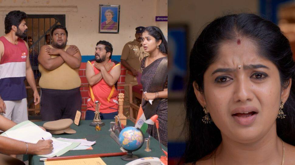 வெற்றியை வீழ்த்த சதி..அடுத்தது என்ன?அதிரடி திருப்பங்களுடன் மீனாட்சி பொண்ணுங்க சீரியல்