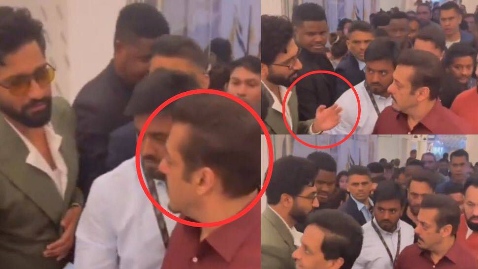 கைகுலுக்க வந்த விக்கி-கண்டும் காணாமல் சென்ற சல்மான் கான்-வைரலாகும் வீடியோ..!