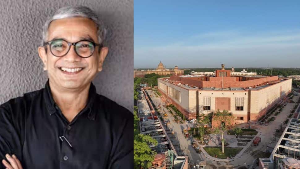 சோழர்களின் செங்கோல் வைக்கப்பட்டிருக்கும் இந்திய நாடாளுமன்ற புதிய கட்டடத்தின் சிற்பி பிமல் ஹஸ்முக் படேல்