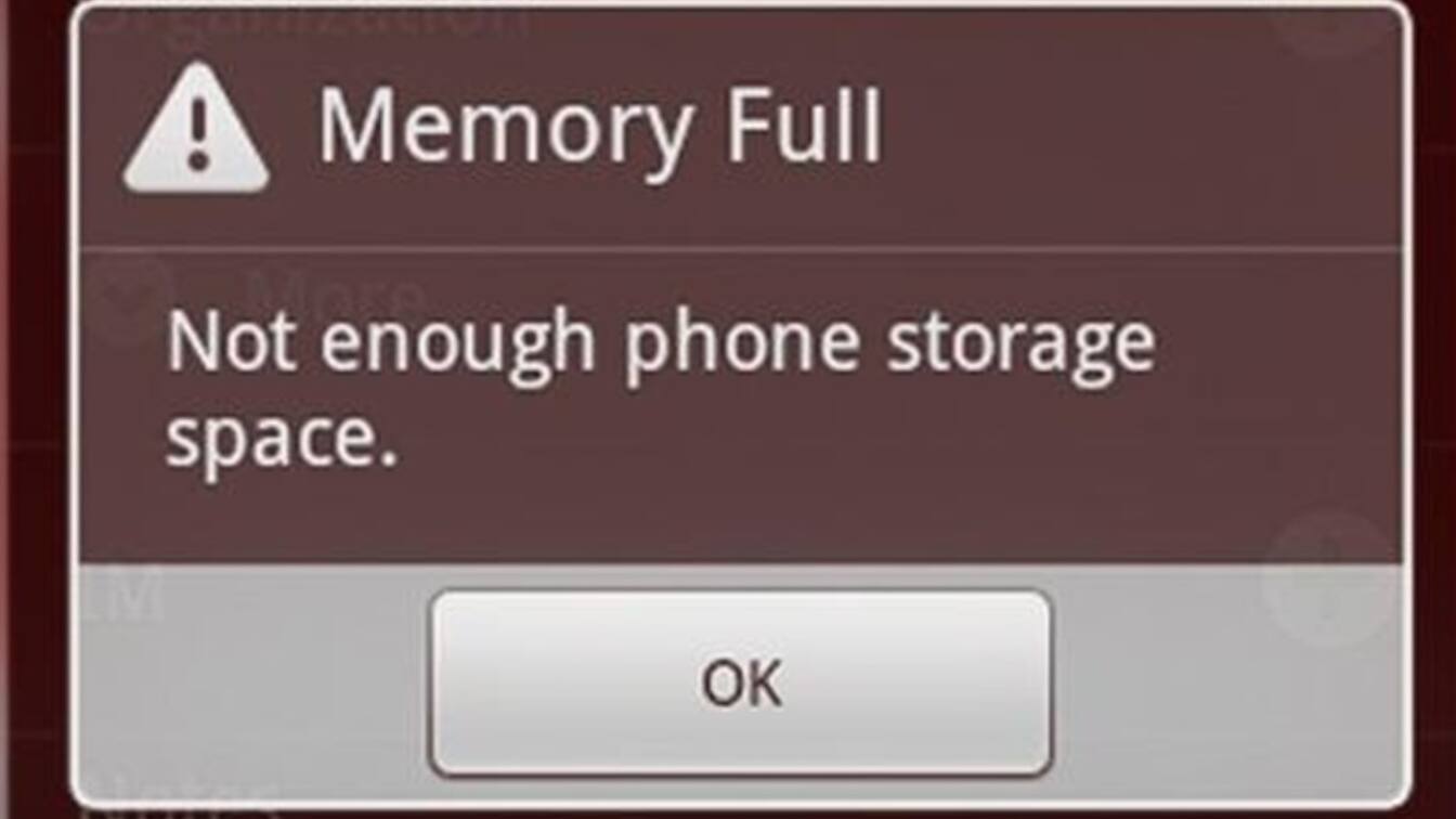 Smartphone Storage Problem How To Free Up Storage Space On Android