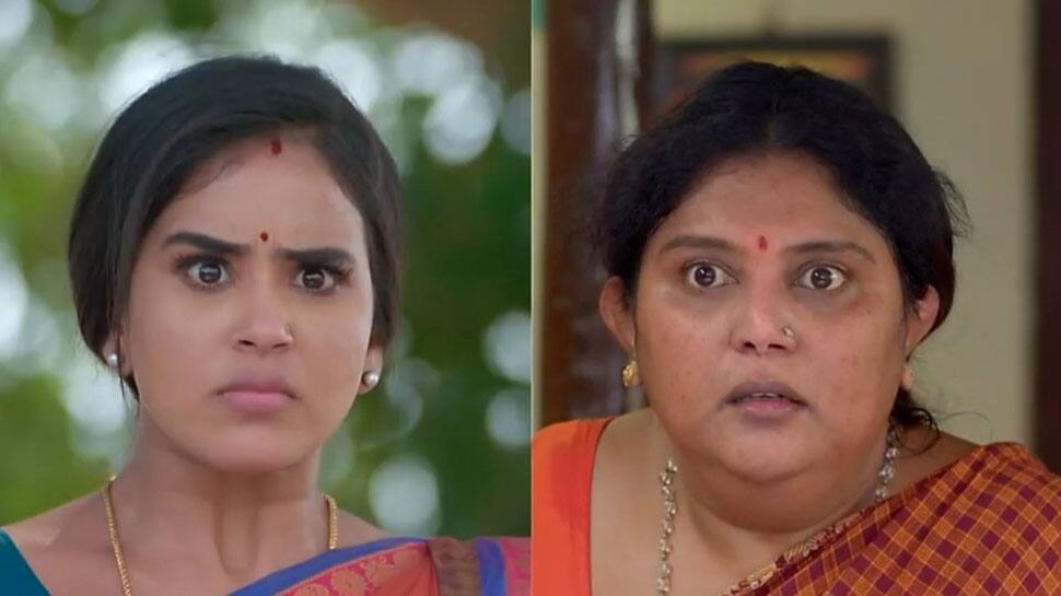 அமுதாவும் அன்னலட்சுமியும்: அமுதா காலில் விழும் அன்னம்.. நடந்தது என்ன?