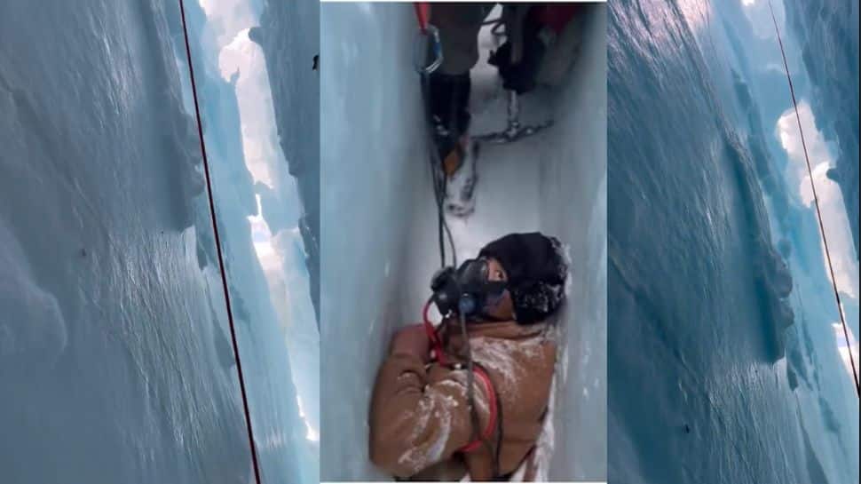 200 Feet Deep Examples Viral video : A sherpa Fallen into 200 Feet Deep Crack in Mount Everest ...
