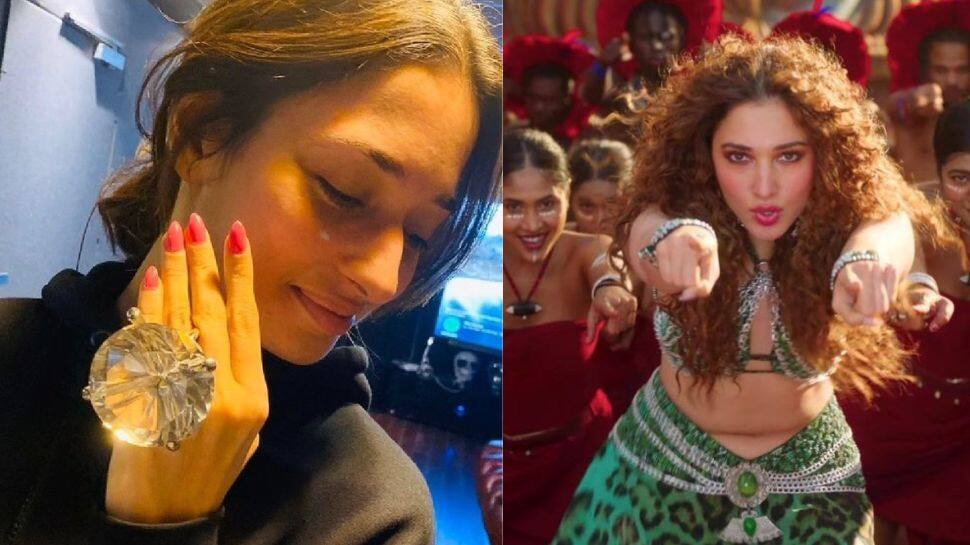 விலை உயர்ந்த வைர மோதிரத்திற்கு சொந்தக்காரியான தமன்னா..? யார் கொடுத்த பரிசு இது..?