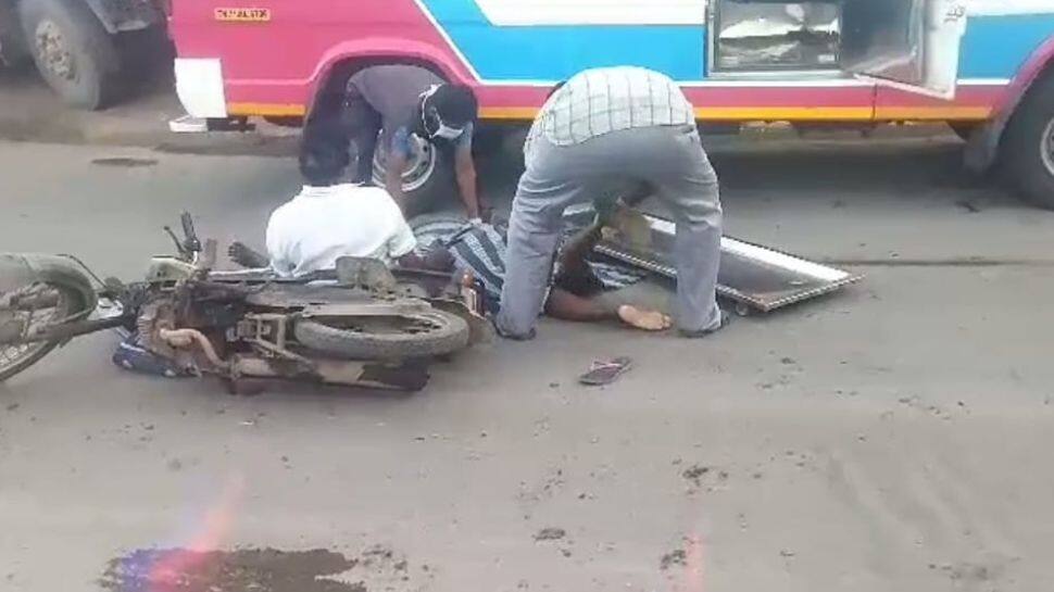 சென்னை: கணவரின் கண்முன்னே தலை துண்டாகி இறந்த மனைவி