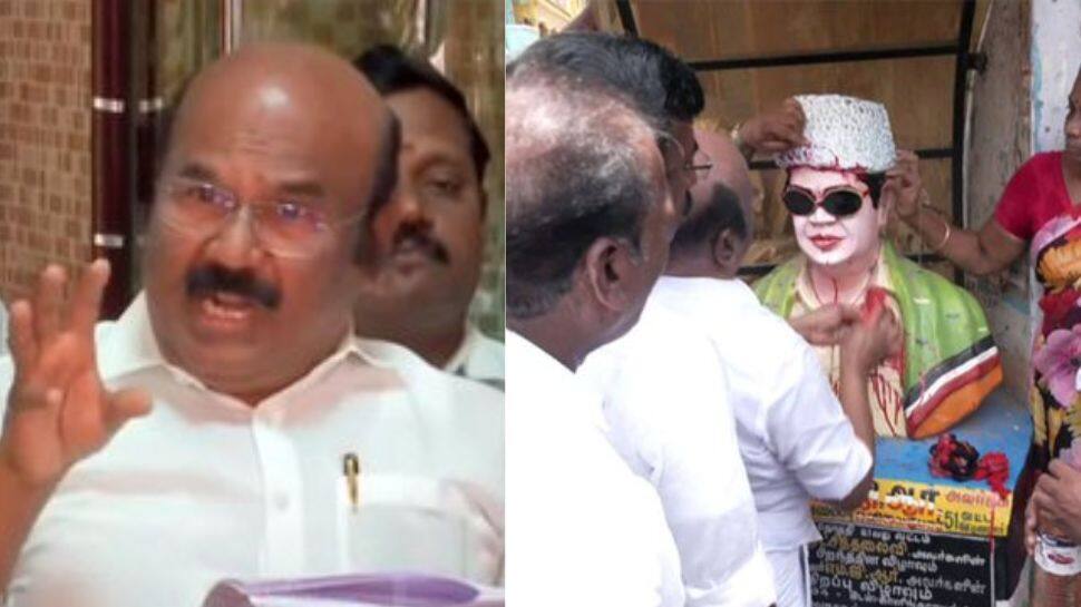 எம்.ஜி.ஆரின் சிலையை பார்த்தே நடுங்குபவர்கள் திமுகவினர்-ஜெயகுமார்