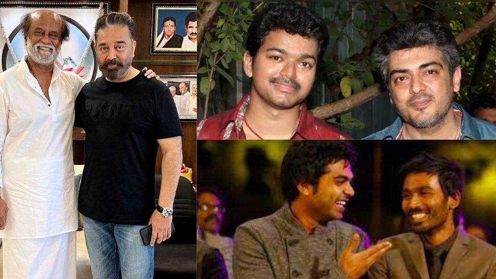 கமல்-ரஜினி to விஜய்-அஜித்..! இவர்கள் உண்மையில் நண்பர்களா..? எதிரிகளா..? 