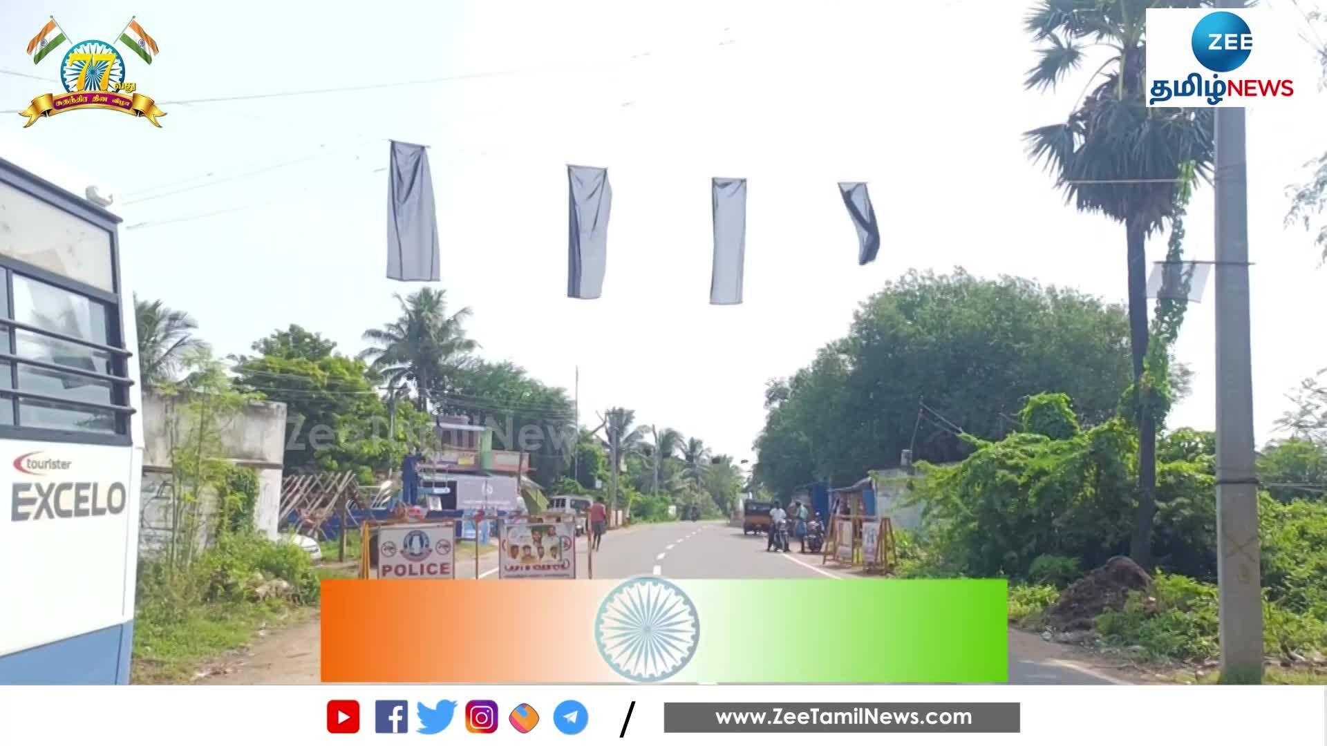 Parantur Residents of the area boycotted the Independence Day