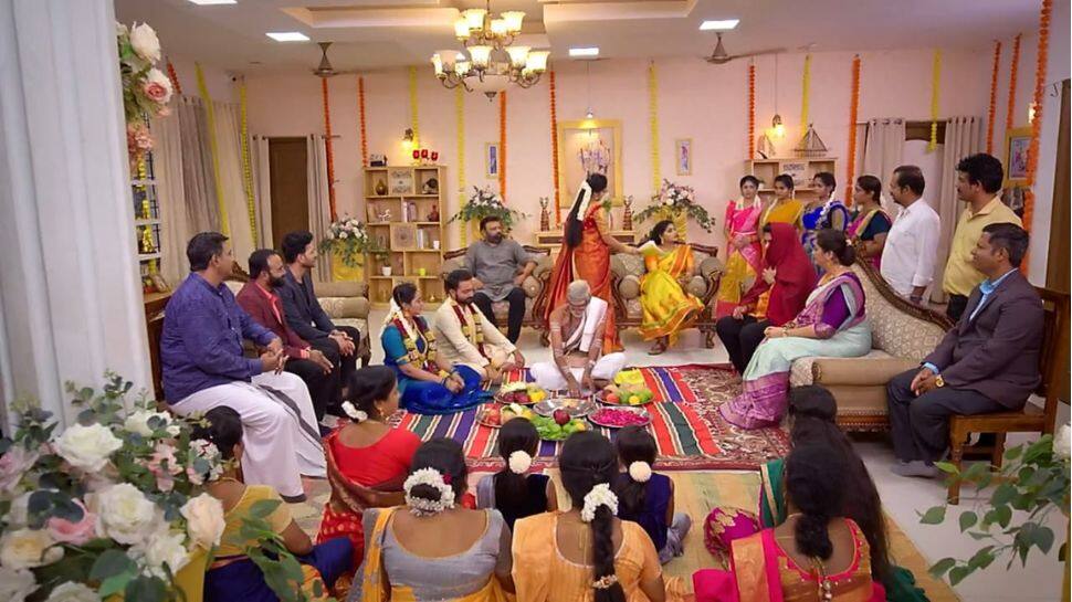 சீதா ராமன் அப்டேட்: சீதாவின் மாஸ்டர் பிளான்.. நடந்து முடிந்த மீரா, சத்யன் நிச்சயதார்த்தம்