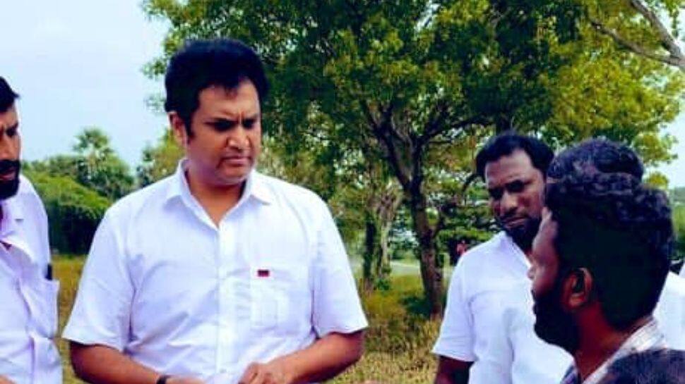 பனை மரத்தை வெட்டினால் கைது - அமைச்சர் டிஆர்பி ராஜா எச்சரிக்கை 