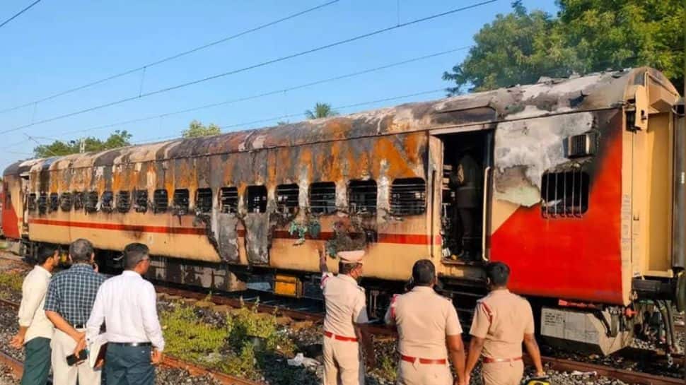 மதுரை ரயில் தீ விபத்தில் சதித்திட்டமா? தப்பியோடிய 2 பேர் கைது