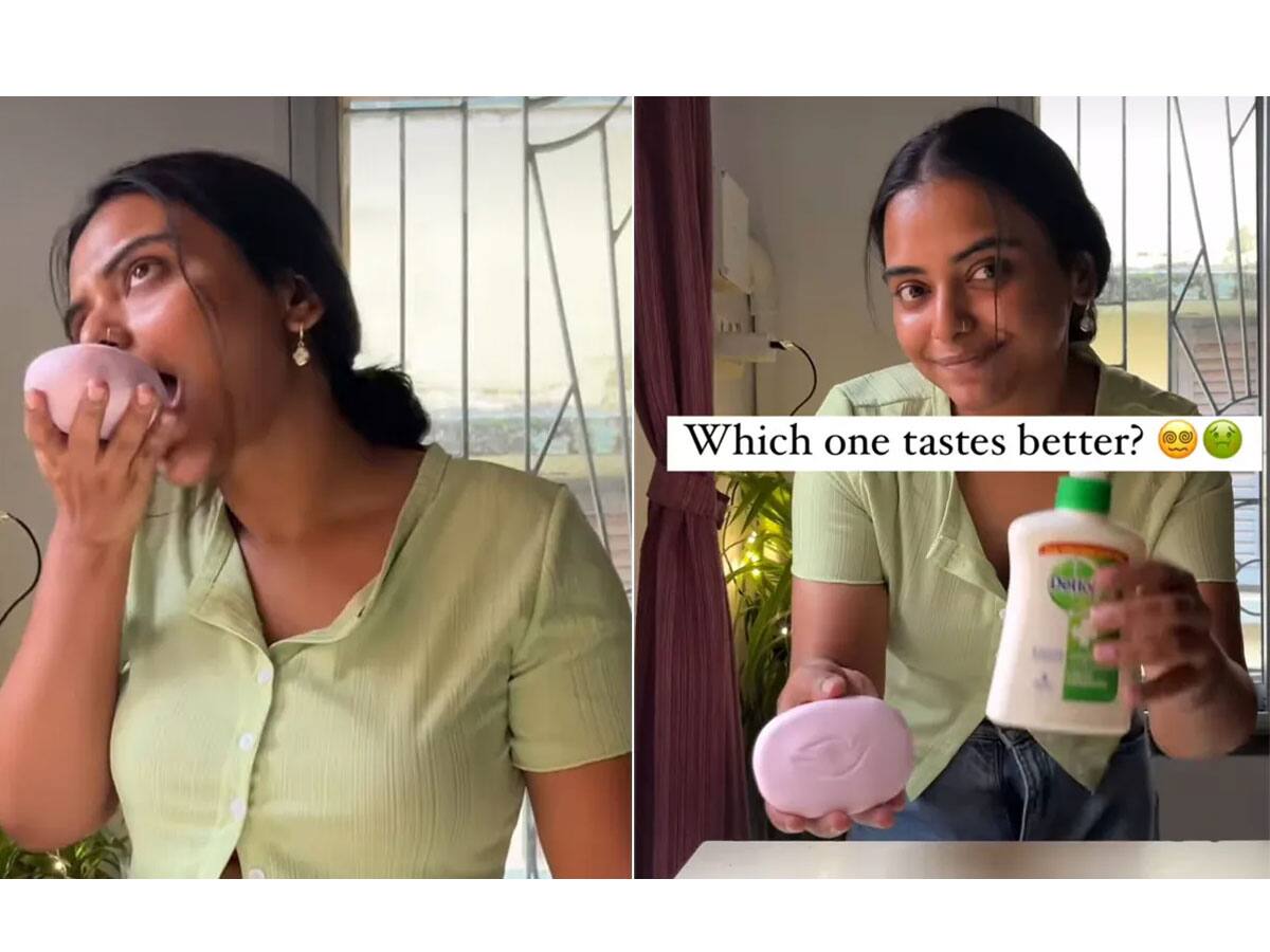 சோப்பை சாப்பிடும் பெண்.. கடைசி வரை வீடியோவை பாருங்கள் ஷாக்கா இருக்கும்