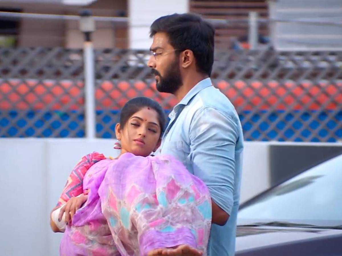 கண்ணீருடன் நிற்கும் ஜானகி - சந்தியா ராகம் இன்றைய எபிசோட் அப்டேட்!