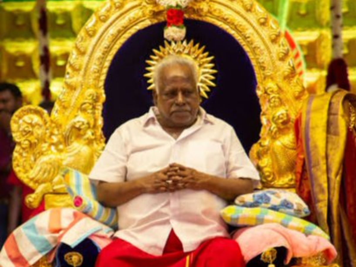 Adigala Padma Shri Bangaru Adigalar Founder Of Melmaruvathur Adhiparasakthi ...