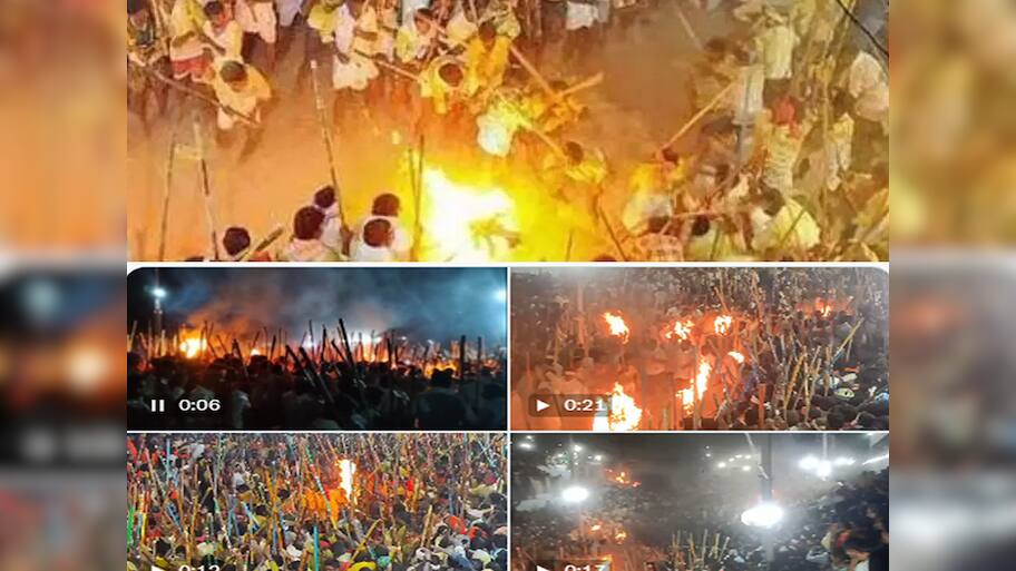 Andhra Pradesh Kurnool Devaragattu Banni Festival | ஆந்திரா தடியடி ...