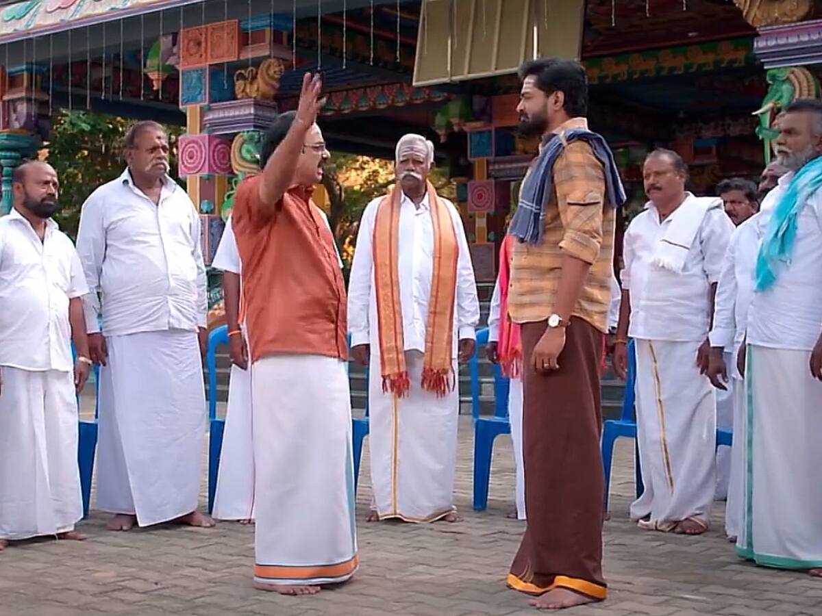 அண்ணா சீரியல்: சௌந்தர பாண்டியிடம் சவால் விட்ட வைகுண்டம்... சண்முகம் எடுத்த முடிவு