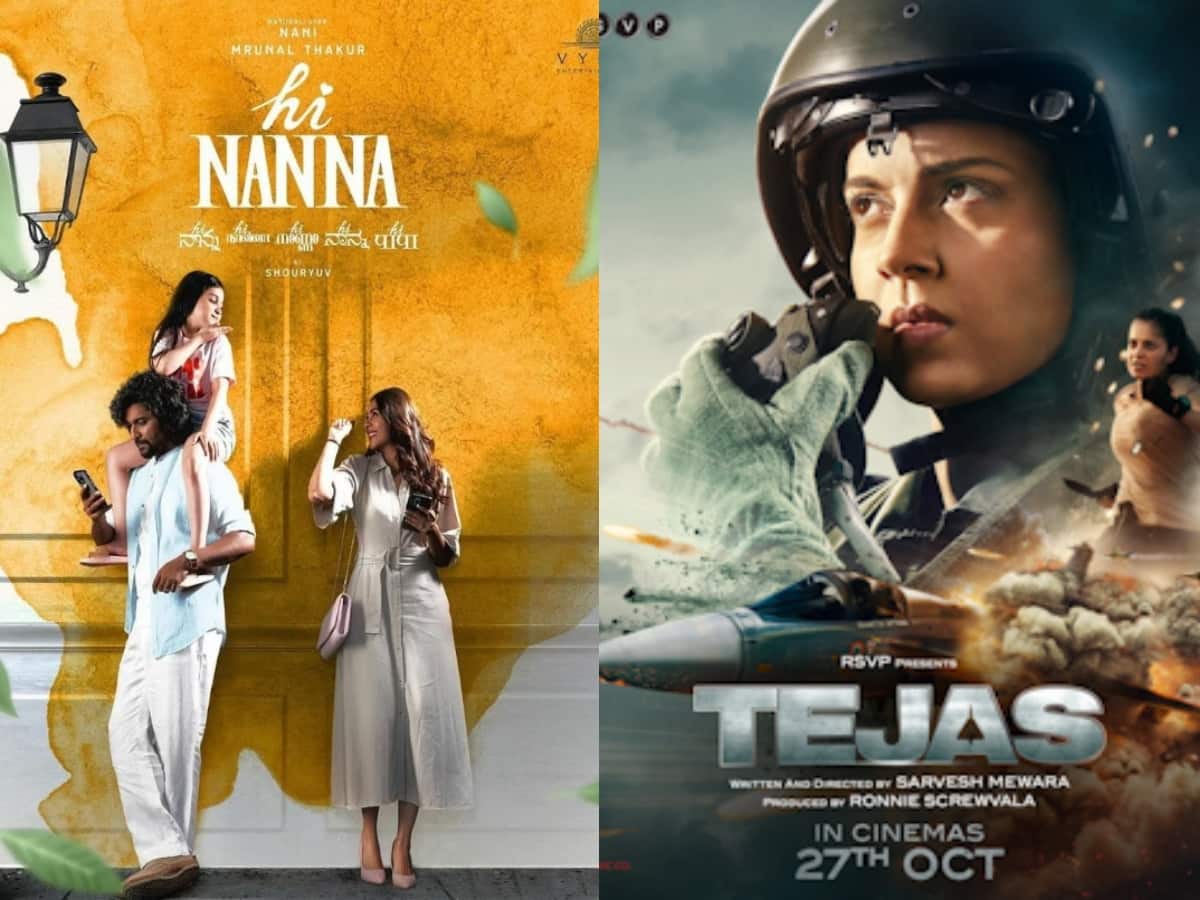 OTT Movies: ஹாய் நன்னா முதல் தேஜஸ் வரை! இந்த வாரம் ஓடிடியில் வெளியாகும் படங்கள்!