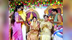 தைவான் நாட்டு காதல் ஜோடிக்கு  சீர்காழியில் இந்து முறைப்படி திருமணம்!