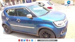 திருப்பத்தூரில் காரில் எடுத்துச் செல்லப்பட்ட 9 லட்சம் ரூபாய் பணம் பறிமுதல்