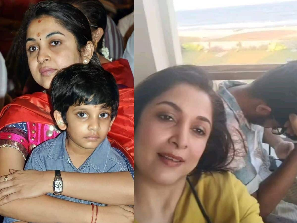 Latest Photos Of Actress Ramya Krishnan With Her Son Ritwik Vamsi Check ...