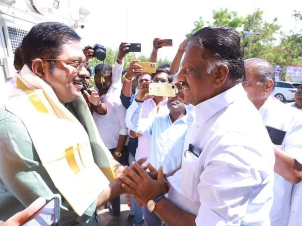 TTV Dinakaran And O Paneer Selvam Both Join Hands To Combat Two Leaves ...