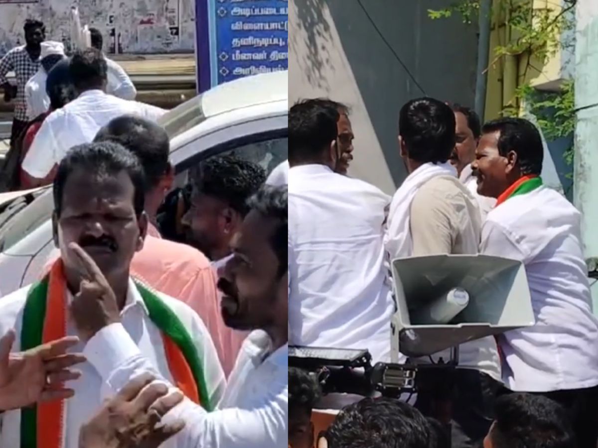 திமுகவினருக்குள் கோஷ்டி மோதல்-பாதியில் நிறுத்தப்பட்ட தேர்தல் பிரச்சாரம்! திமுகவினருக்குள் கோஷ்டி மோதல்-பாதியில் நிறுத்தப்பட்ட தேர்தல் பிரச்சாரம்!