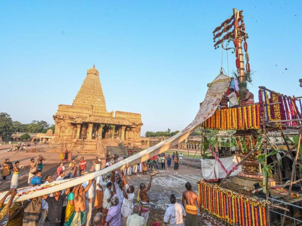 தஞ்சை பெரியக் கோவில் சித்திரை பெருவிழா தொடக்கம்! தேரோட்டம் முழு விவரம் இங்கே
