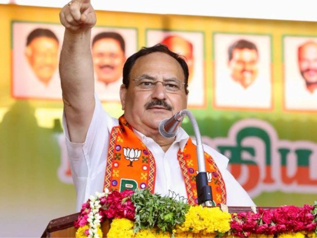 இந்தியா கூட்டணி ஜெயில் அல்லது பெயில் கூட்டணி-கரூரில் ஜே.பி.நட்டா பேச்சு!